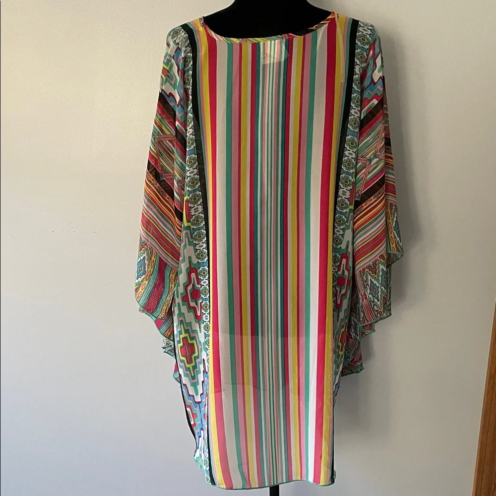 Colorful Striped Coverup - Picture 6 of 9